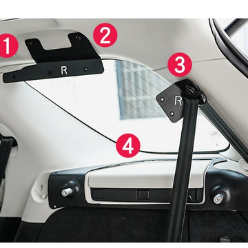 Suitable for 2017 to 2022 Land Rover Discovery 5 L462 trunk expansion rack