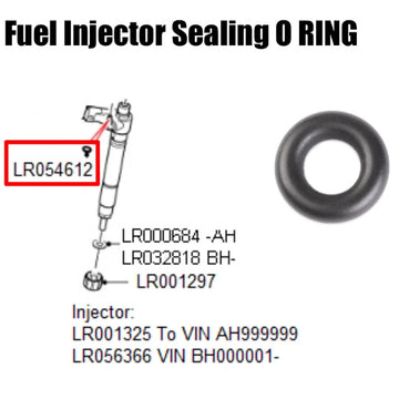 Suitable for Land Rover Evoque and Discovery fuel injectors O Ring LR054612