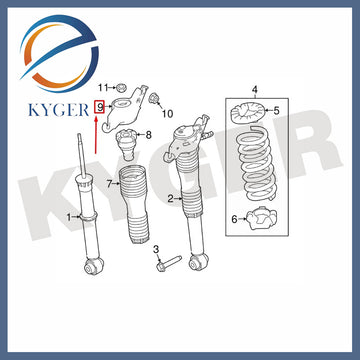 Suitable for Land Rover Discovery Sport DB5Right rear roof glue LR061361 High-quality auto parts KYGER
