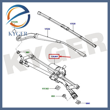 Suitable for Land Rover wiper motor linkage assembly LR072415 Cross-border bestseller of high quality KYGER