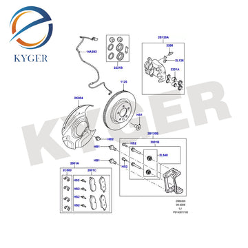 Suitable for Land Rover Range Rover front brake sensor wire SEM000012 High-quality auto parts KYGER