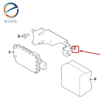 Suitable for Range Rover RR13RS14Discovery D5Cruise module bracket LR100509